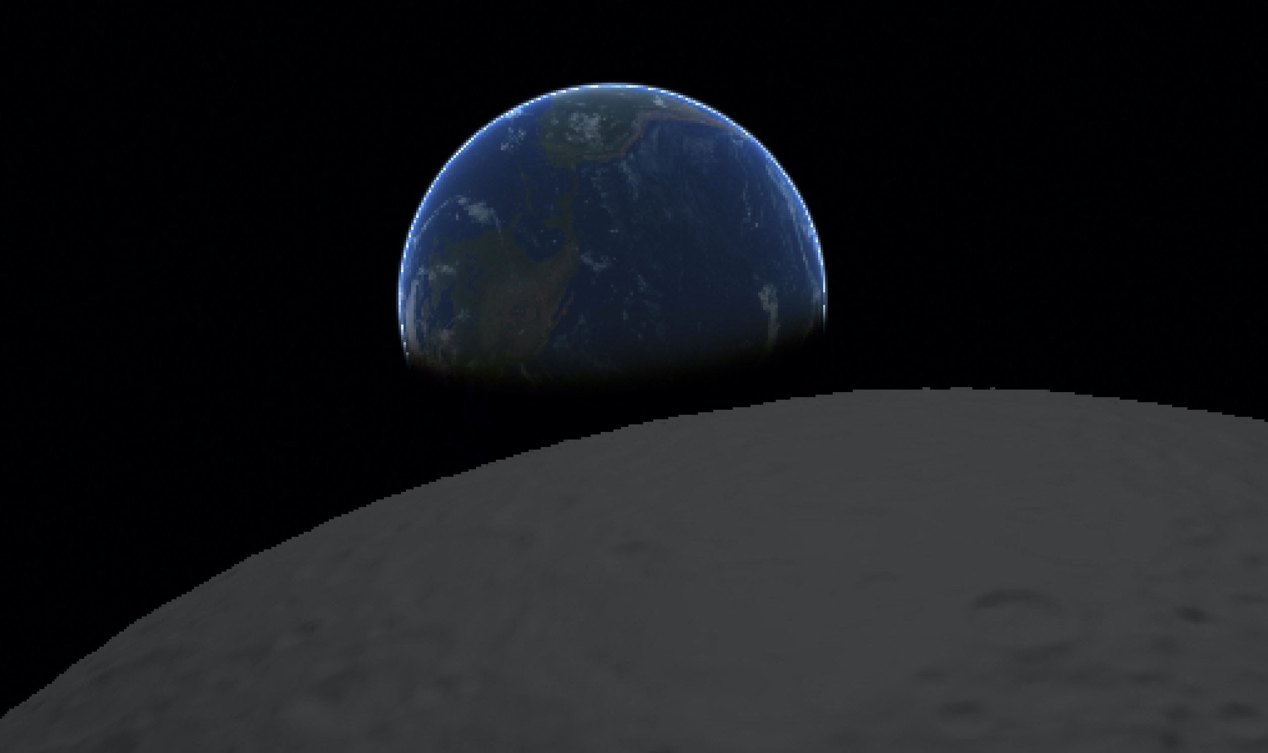 Earth rise from the Moon