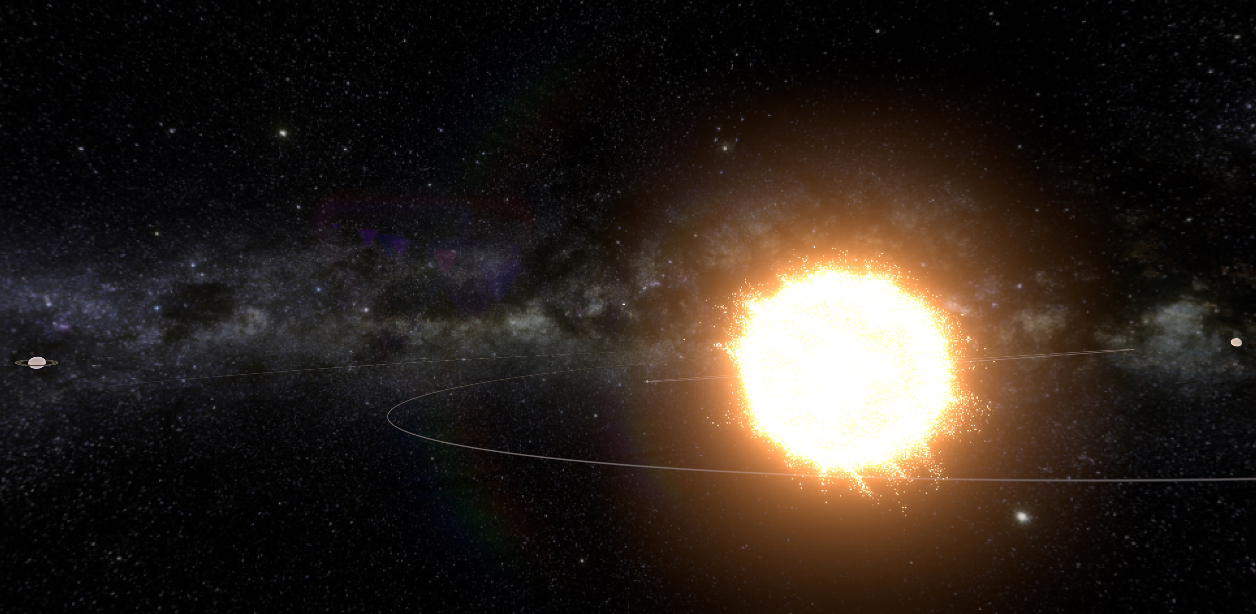The Sun, the Planets, and the optical Sky